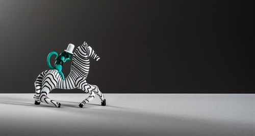 Fulvio Bianconi, Zebra with monkey in opaque polychrome glass, 1948-49