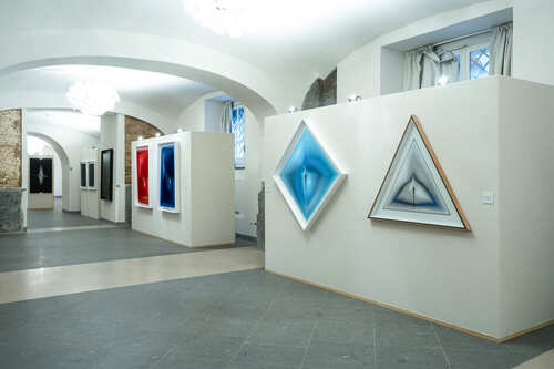 Alberto Biasi e altre visioni delle superfici: Hsiao, Rotta Loria, Tornquist, Palazzo Reale Napoli Ph. Marco Baldassarre
