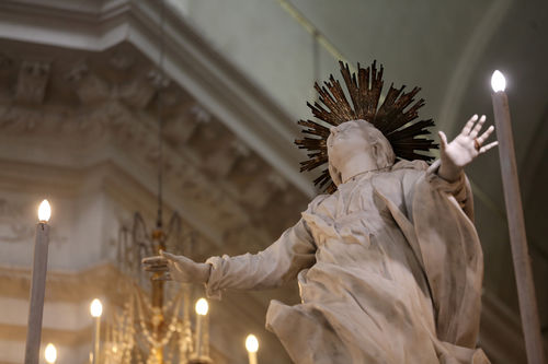 Pierre Puget, <em>Immacolata</em>, 1668-70. Chiesa dell'Albergo Dei Poveri, Genova