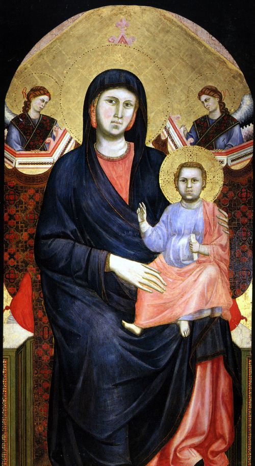 Giotto, Madonna di San Giorgio alla Costa, tempera e oro su tavola, 180x90 cm., 1295 ca.
