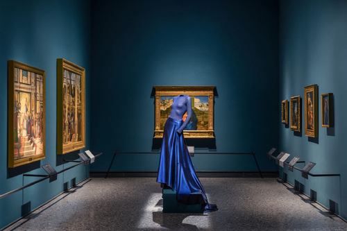 L'allestimento della mostra <em>Giorgio Armani. Milano Per Amore</em>&nbsp;presso la Pinacoteca di Brera. Photo credit &copy; Agnese Bedini &copy; Melania Dalle Grave &copy; dsl studio 3