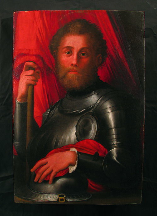 Artista toscano, San Torp&egrave;, sec. XVI, olio su tavola, cm 80x54&nbsp;(Recupero CC TPC).&nbsp; Pisa, Museo Nazionale San Matteo<br />