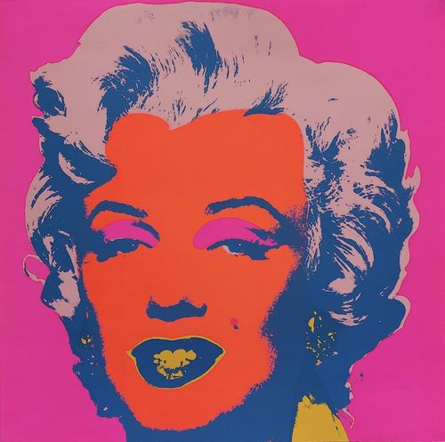 Andy Warhol, Marilyn 11.22, 1985, serigrafia su carta museale, 91,4x91,4 cm. 