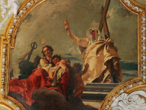 Giambattista Tiepolo, <em>Fede, Speranza e Carità</em>, 1743, olio su tela, Venezia, Scuola Grande dei Carmini.