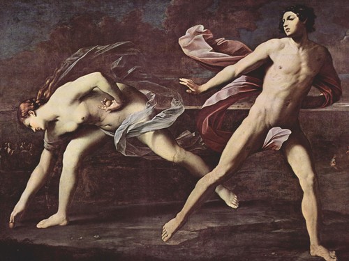 Guido Reni, <em>Atalanta e Ippomene</em>, 1620-1625, Olio su tela, 192 x 264 cm, Napoli, Museo e Real Bosco di Capodimonte<br />