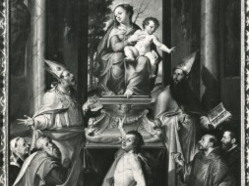 Madonna in trono con santi