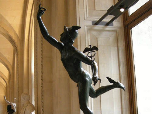 Giambologna, <em>Mercurio volante</em>, 1580, Museo Nazionale del Bargello, Firenze<br />