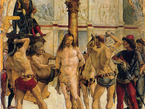Flagellazione di Cristo o Stendardo della Flagellazione di Luca d'Egidio di Ventura, detto Luca Signorelli