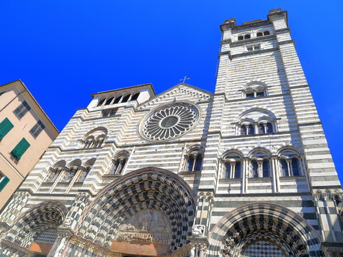Facciata della Cattedrale di San Lorenzo, Genova | Foto: Inu