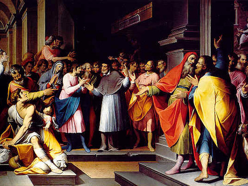 Disputa di Sant’Ambrogio e Sant’Agostino di Camillo Procaccini