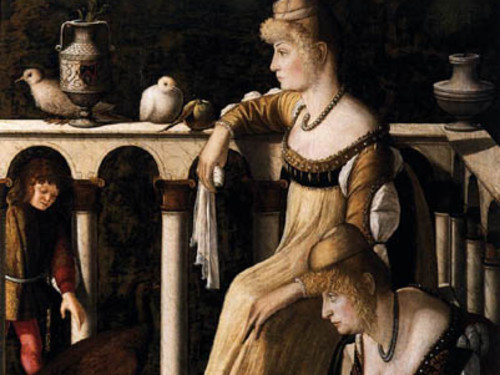 Vittore Carpaccio, <em>Due dame</em>, 1490-1495, Venezia, Museo Correr