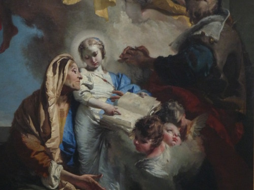 Giambattista Tiepolo, Educazione Vergine