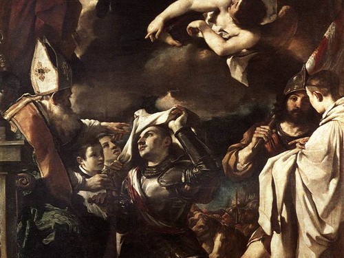 Vestizione di San Guglielmo di Giovan Francesco Barbieri detto il Guercino