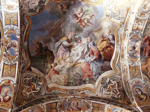 Affresco della volta di Olivio Sozzi