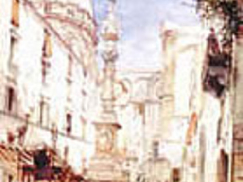 La Guglia di san Gennaro in piazza Riario Sforza - Giacinto Gigante