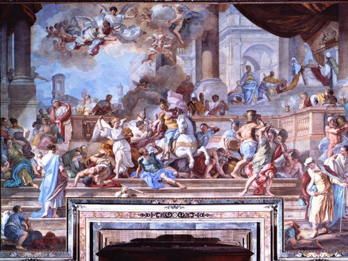Cacciata di Eliodoro - Francesco Solimena