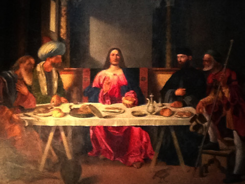 Vittore Carpaccio, <em>Cena in Emmaus</em>, Venezia, Chiesa di San Salvador.