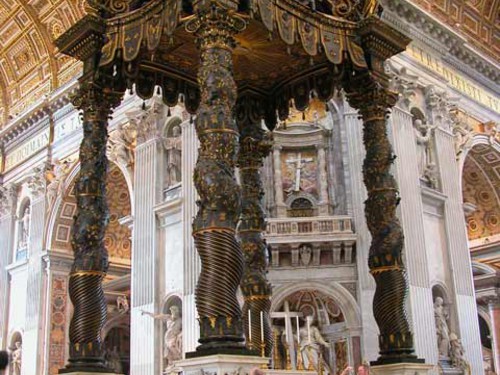 <em>Baldacchino di San Pietro</em>, Gian Lorenzo Bernini, 1623-1634, Basilica di San Pietro, Roma