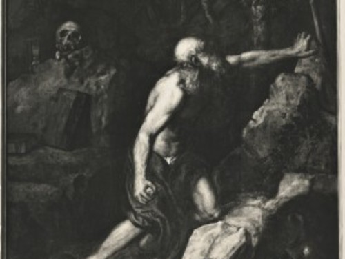 San Girolamo penitente nel deserto