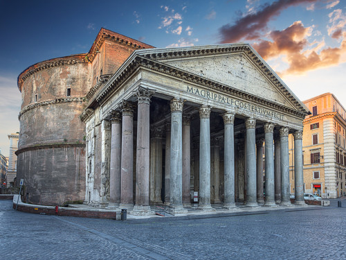 Il Pantheon di mattina, Roma | Foto: Phant