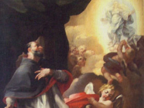 Visione mistica di San Bonaventura
