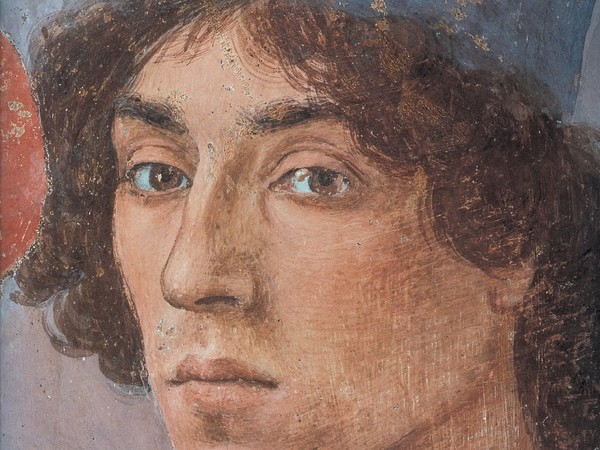 Filippino Lippi (Filippo Lippi, Prato 1457 - Firenze 1504), Autoritratto nell'affresco Disputa di Simon Mago e Crocifissione di San Pietro, 1481-1482, Affresco, Cappella Brancacci, Santa Maria del carmine, Firenze | Courtesy of Wikimedia Commons