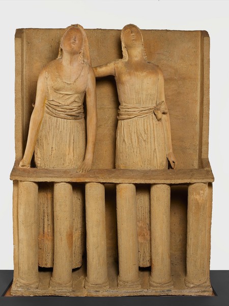 Arturo Martini, Chiaro di luna, 1931-32, terra refrattaria, cm 180x133x54. Antwerpen, Museo Middelheim