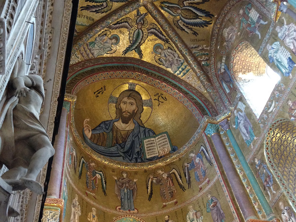 Duomo di Cefalù, i mosaici del presbiterio, XII sec. d.C.