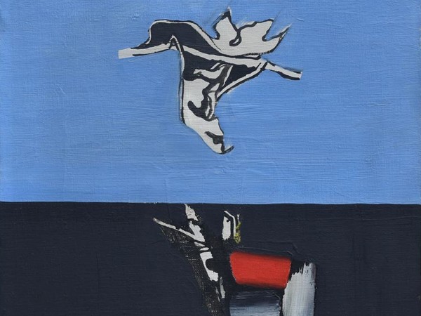 Carlo Mattioli, Natura mosrta, 1968, Olio su tela, 40 x 45 cm, Collezione privata | Courtesy of Labirinto della Masone, Fontanello, Parma