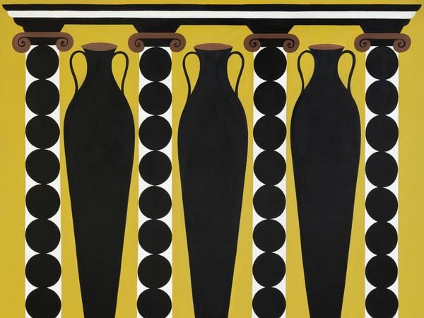 Agostino Iacurci, Scamilli Impares I, Acrilico su tela, 180 x 200 cm