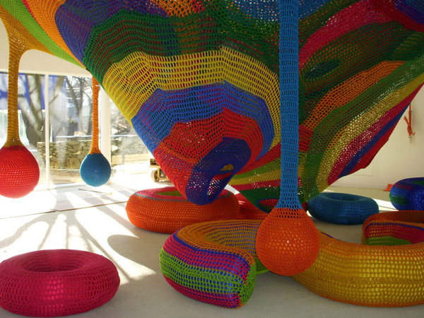 Toshiko Horiuchi MacAdam, Harmonic Motion/ Rete dei draghi. MACRO - Museo d’Arte Contemporanea Roma