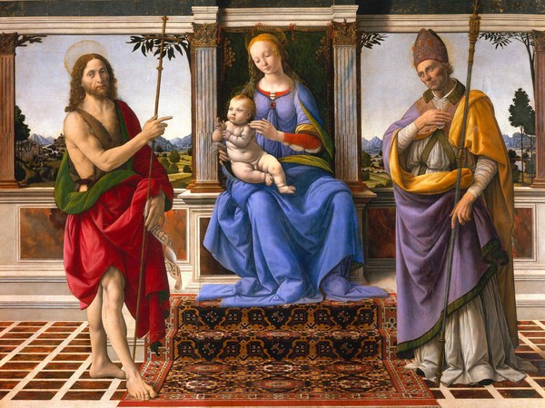 Andrea del Verrocchio e Lorenzo di Credi, Madonna di Piazza, 1474-1483, Tempera su tavola, Pistoia, Cattedrale di San Zeno