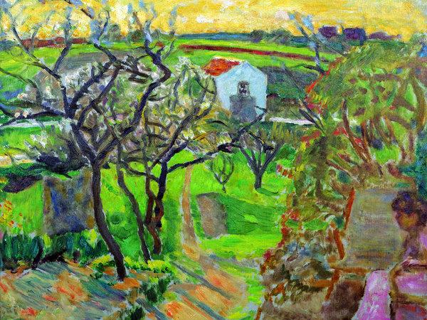 Pierre Bonnard, Tramonto primaverile, 1909. Olio su tela, cm 59,2 x 62,2. Johannesburg Art Gallery, Johannesburg