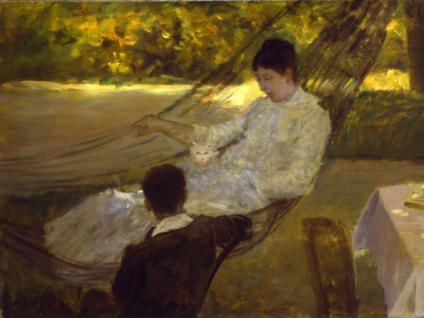 Giuseppe De Nittis, L'amaca, 1884 | Courtesy Raccolta Frugone, Genova