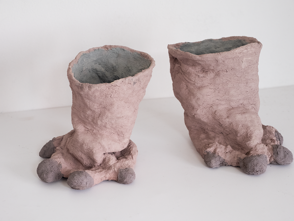 Sebastiano Zafonte, Die With Your Boots On, 2025. Schiuma poliuretanica, rivestimento verniciato