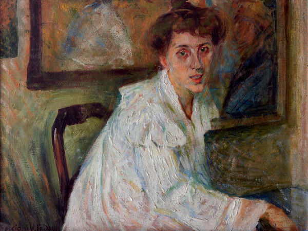 Umberto Boccioni, Ritratto della sorella, 1904, Olio su tela, Venezia, Ca' Pesaro