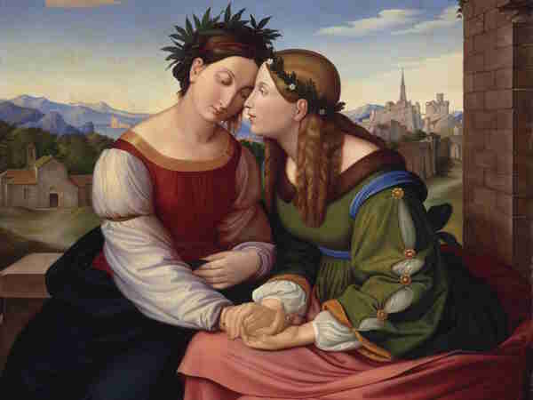 Theodor Rehbenitz (copia da Johann Friedrich Overbeck), Italia und Germania, 1835 I Ph. Jürgen Karpinsk