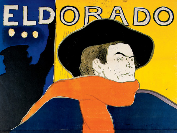 Henri de Toulouse-Lautrec Eldorado, A. Bruant dans son Cabaret, 1892 Litografia a colori, 96 x 138 cm | © Herakleidon Museum, Athens Greece