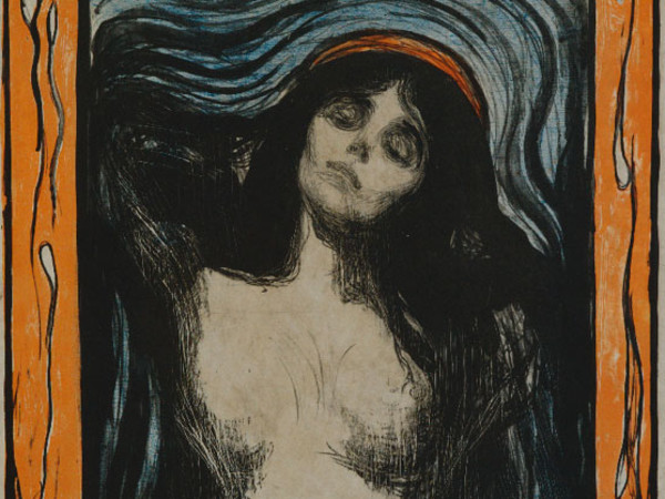 Edvard Munch, Madonna 1896 litografia, 60,5 x 44,7 cm Ars Longa, collezione Vita Brevis © The Munch Museum / The Munch-Ellingsen Group by SIAE 2013. 