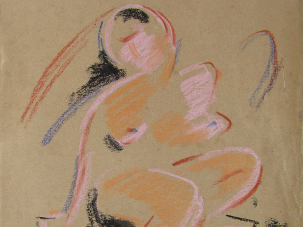 Leonardo Castellani, Nudo femminile, 1920, Pastello su carta, 22 x 32.5 cm, Collezione Devanna, Bitonto