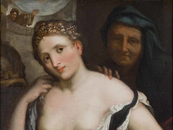 Paris Bordon, La Tentazione, 1550 circa, 61 x 75 cm