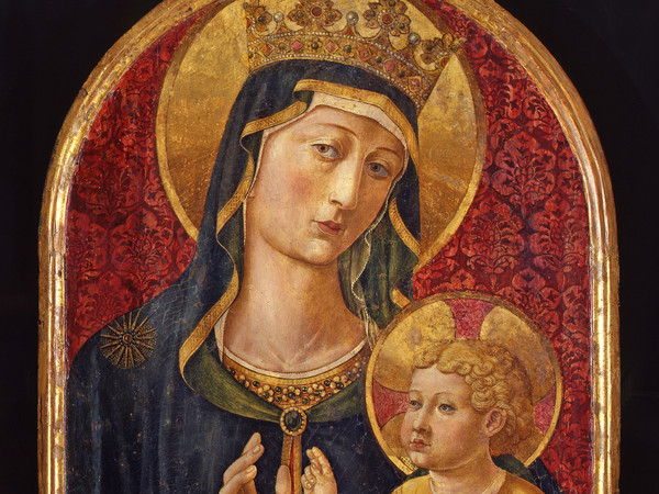 Benozzo Gozzoli, Madonna col Bambino (Madonna del Poggio), Tempera e oro su tavola, 1480 - 85 circa, In deposito al Museo Nazionale di San Matteo, Pisa Calci