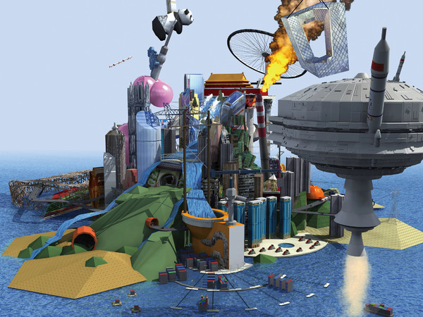 Cao Fei, RMB City – A Second Life City Planning, 2007 | Courtesy MAXXI, Roma