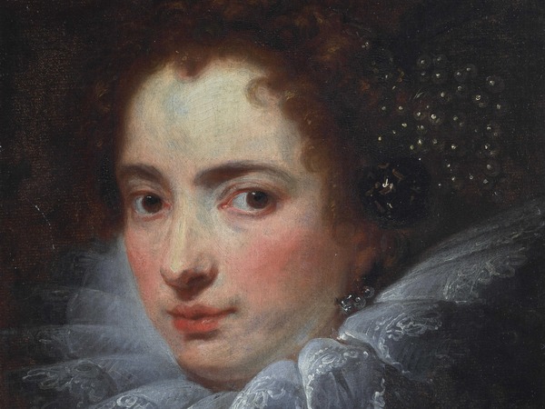 Anton van Dyck, Ritratto di dama genovese, Olio su carta applicato su tela e poi su tavola, Cm 33 x 27; Collezione privata europea, courtesy &copy; Palazzo Ducale, Genova