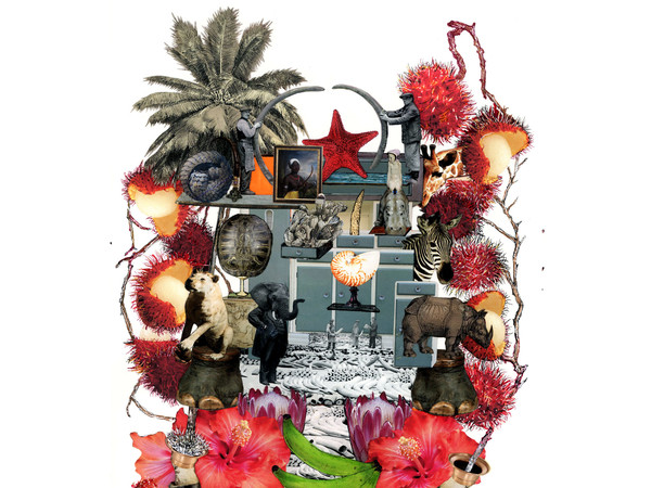 Marzia Migliora, Paradossi dell'abbondanza #29, 2017/2020, Disegno collage e tecnica mista su carta, 42 x 29 cm | Courtesy of Marzia Migliora e Galleria Lia Rumma Milano / Napoli