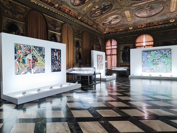 Rita Sabo, Sacred Planet exhibition at Biblioteca Nazionale Marciana, Venezia | Courtesy © Marco Ferri & RS Art Gmbh