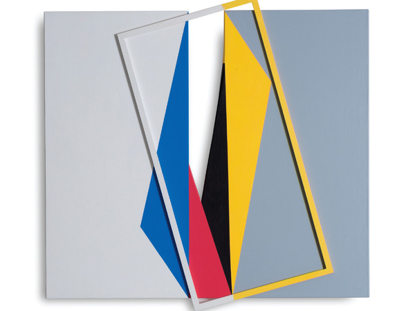 Reale Franco Frangi, Apertura, 2014, acrilico su tela su legno, cm 67x60