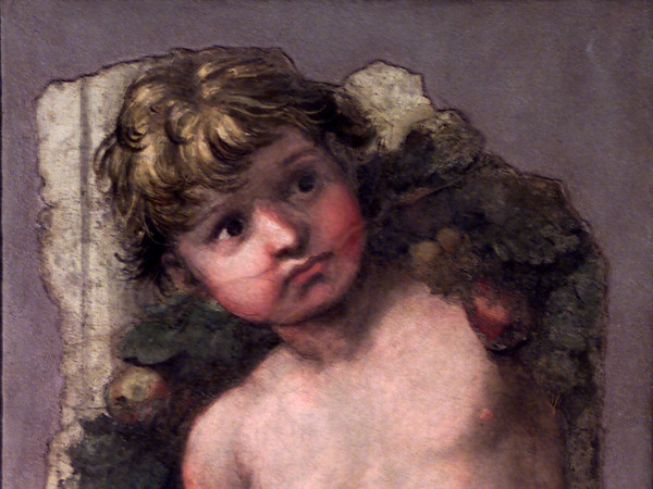 Raffaello Sanzio, Putto reggifestone, s.d., Affresco, 41.5 x 110 cm, Accademia Nazionale di San Luca, Roma