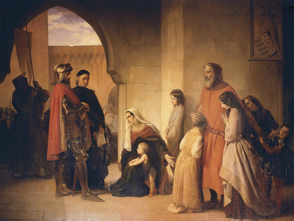 Francesco Hayez, Alberico da Romano, 1845-1850.