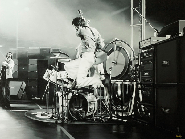 Luigi Rocca, The Who, 2016, Acrilico su tela, 80 x 60 cm | Courtesy of Luigi Rocca